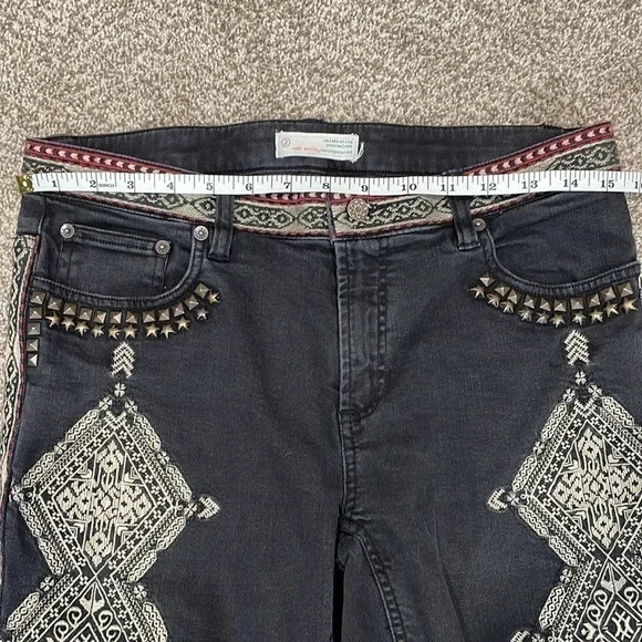 ANTHROPOLOGIE Odd Molly Embroidered Skinny Jeans - Picture 11 of 14